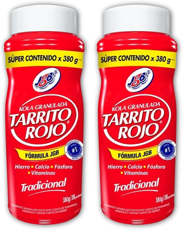 Yahve Kola Granulada Tradicional Polivitamínico em pó com 11 vitaminas e 3 minerais, 2 potes de 330 g