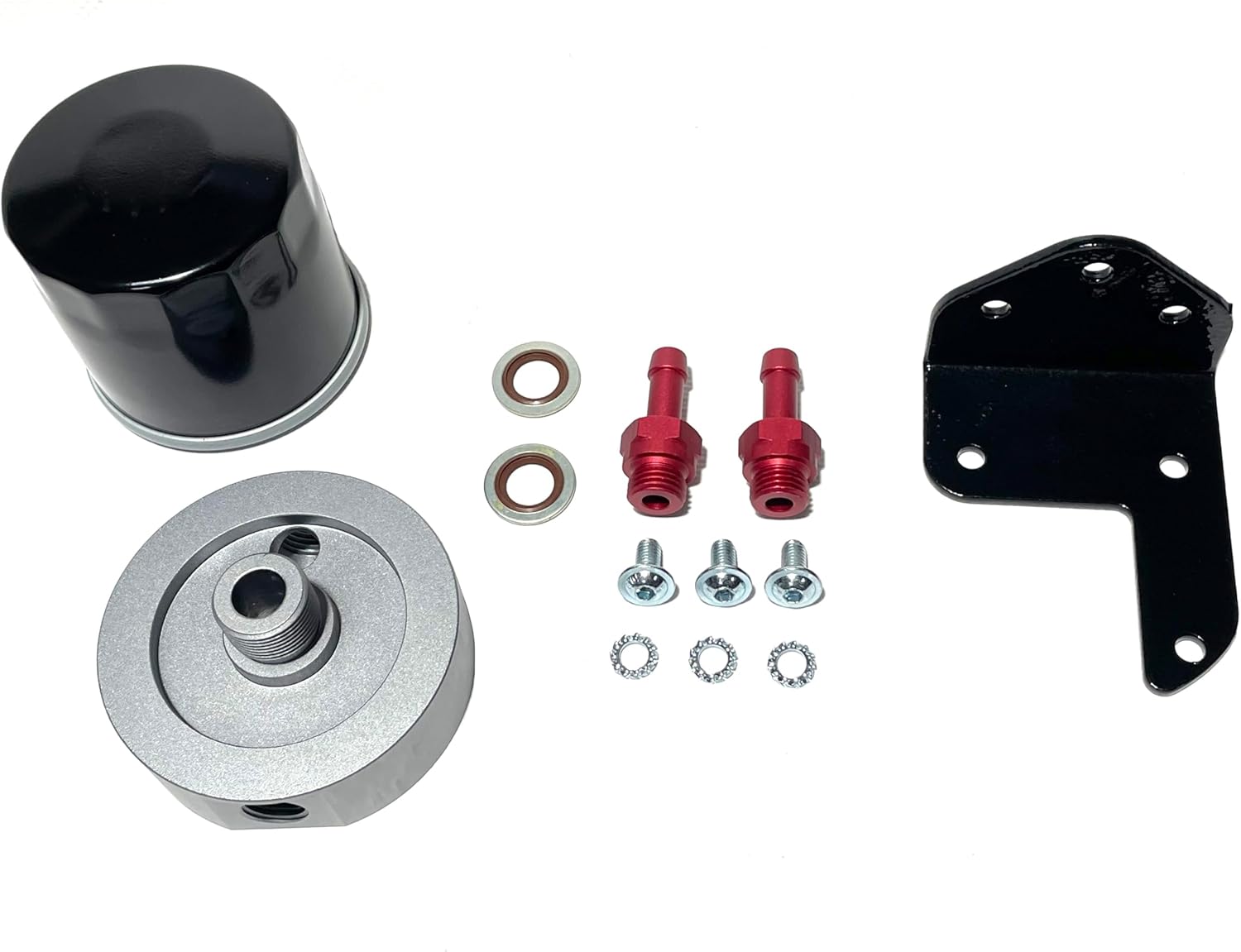 Universal Bracket - Spacer F03 8 mm 5/16 for CVT variator filter with ATF filter M20x1.5 Remote CVT Oil Filter Mount, It can be installed on a car, SUV, truck or special equipment