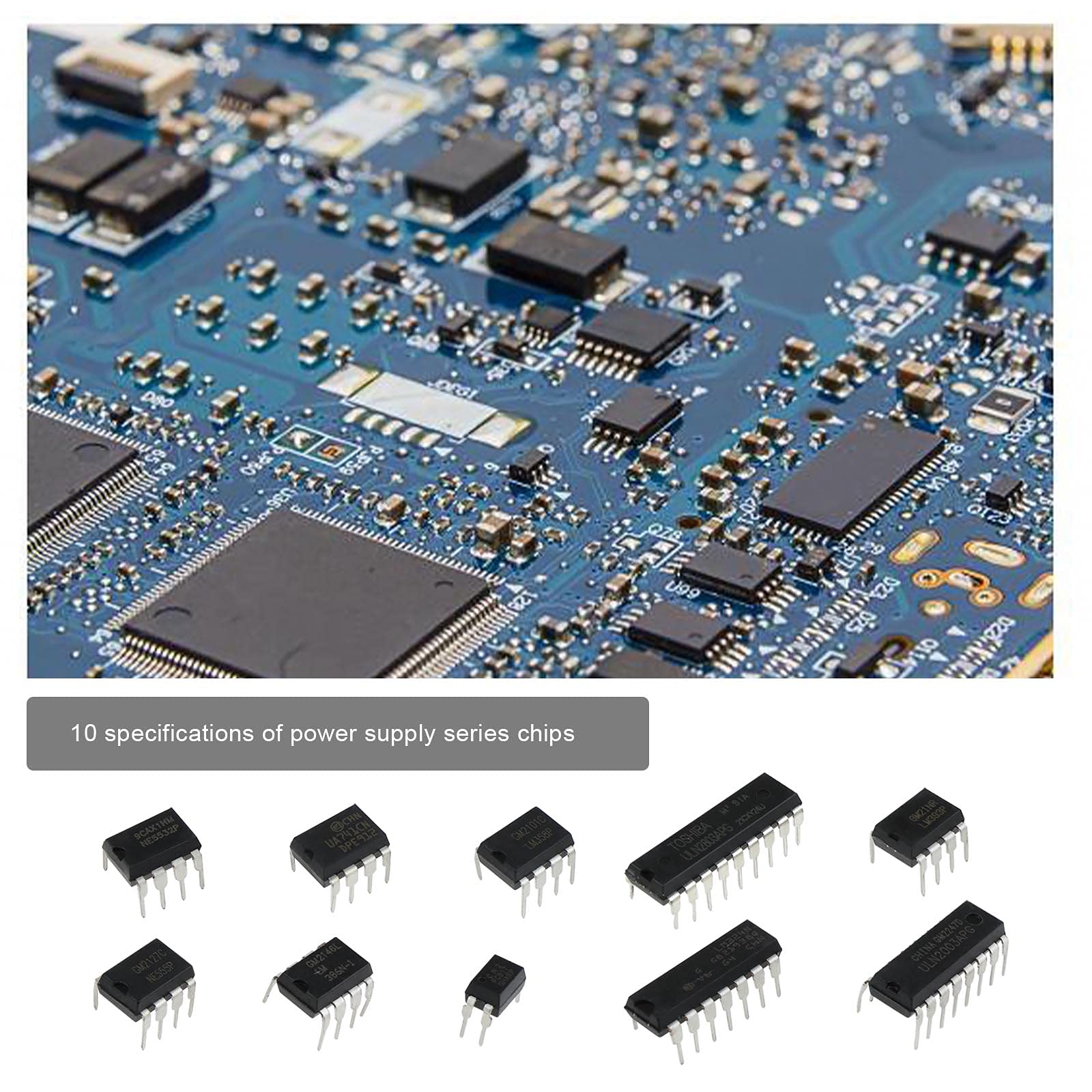 ROBİZ 85 Parça 10 Tip Entegre Devre Seti LM324 LM358 LM386 LM393 UA741 NE5532 NE ROBİZ 85 Parça 10 Tip Entegre Devre Seti LM324 LM358 LM386 LM393 UA741 NE5532 NE