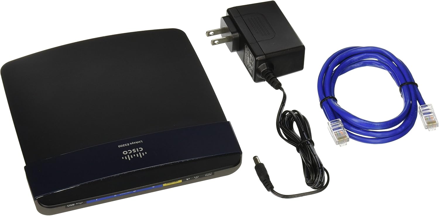 Amazon.com: Cisco by Linksys Factory Refurbished E3200 High-Performance ...