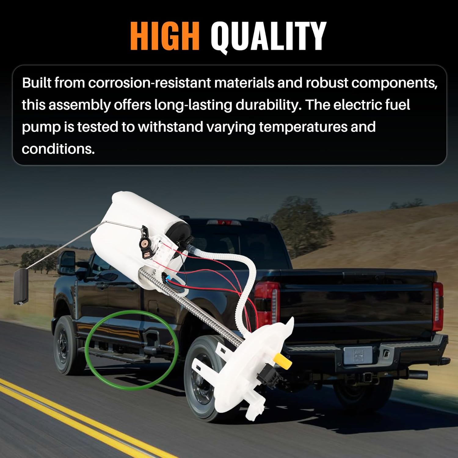 PFS1232 Electric Fuel Pump Module Assembly Compatible with Ford F-250 Super Duty F-350 Super Duty 2017-2020 6.2L V8 Repalce HC3Z9H307K HC3Z9H307V PFS1128