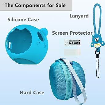 JCHPINE Silicone Cover and Hard Case for Punirunes Interactive Digital Pet