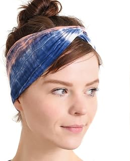 CHARM Multiuse Headband Hair Wrap for Women & Men, Casual Headwear & Wide Gym Wrap Headband