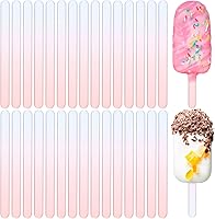 Vista 10 de 30 palitos acrílicos reutilizables para tartas, moldes para tartas, espejos, palitos de helado, molde para tartas para el hogar, pasteles, dulces