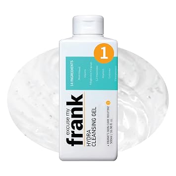 Innerest [Excuse My Frank Hyaluronic Face Cleanser Cleansing Gel Moisturizing Face Wash 500ml/16.9 fl.oz. | Cleanser for All Skin Type I Korean Skin care