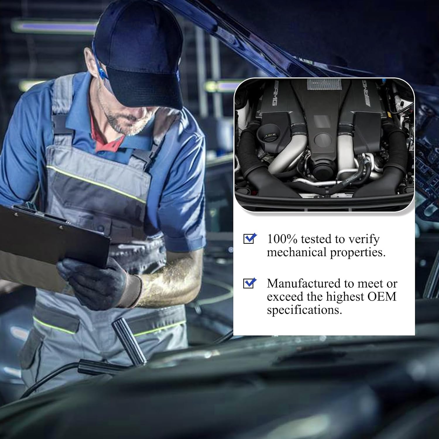 6420948797 & 6420948897 Air Intake Inlet Duct Hose Left & Right for Mercedes-Benz 2013-2016 GL350 / 2012-2014 ML350 Bluetec 4Matic V6 Diesel 3.0 Replaces# A6420948897, A6420948797