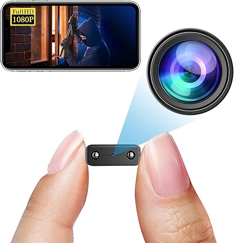 Miniatura 1 de Cámara inalámbrica WiFi más pequeña, cámara de seguridad HD1080P, monitor de bebé, cámara para mascotas con grabación de video, visión nocturna de