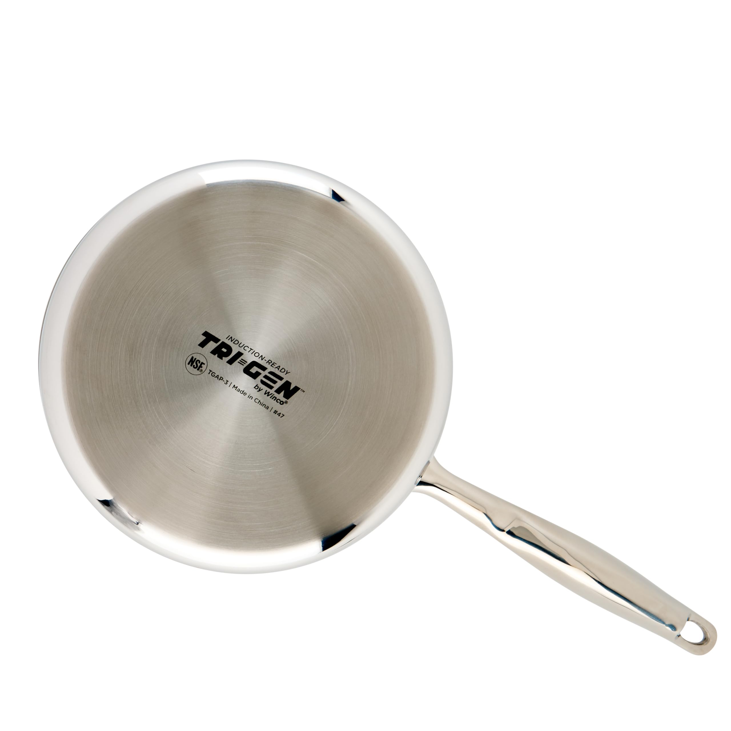 Winco TGAP-3 Töpfe, Edelstahl, Silber