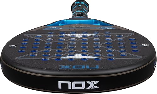 Miniatura 4 de NOX Pala de pádel AT10 Pro Cup Soft 2026 | Agustin Tapia Forma de lágrima Pala Padel | Fibra de vidrio cara plateada, HR3 Soft Eva Core |