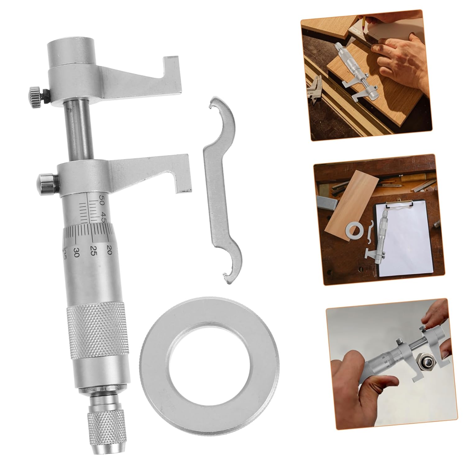 Zerodeko High Accuracy Inside Micrometer Tool for Precise Measurement Tasks User-Friendly Digital Caliper for Diverse Applications Accuracy