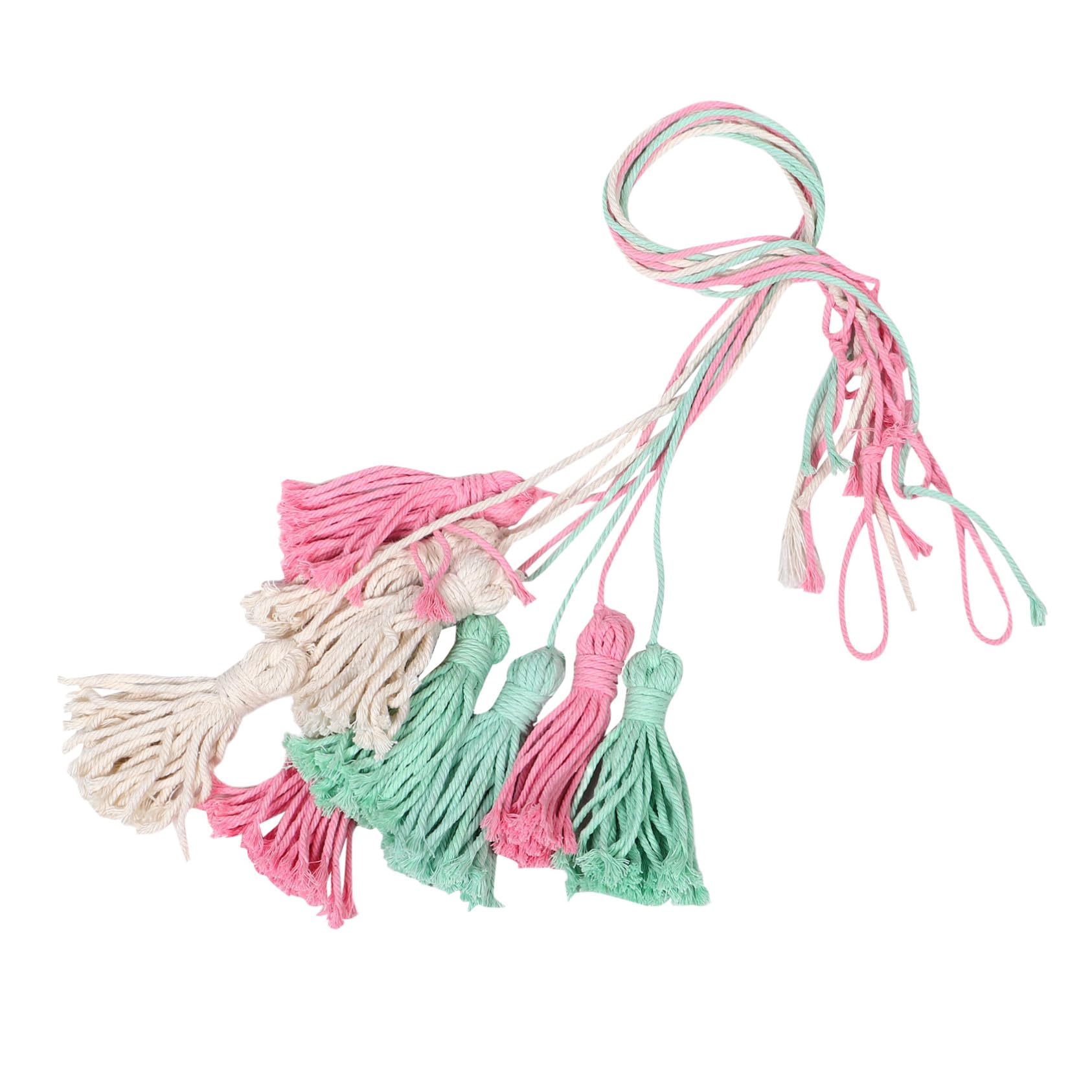 Makramee Fotoseil 100 Cm – Boho Wandbehang Mit Quasten, Aus Baumwolle, Zum Aufhängen Von Fotos, Postkarten & Erinnerungen, Perfekt Als Wohnzimmer- Oder Schlafzimmerdeko
