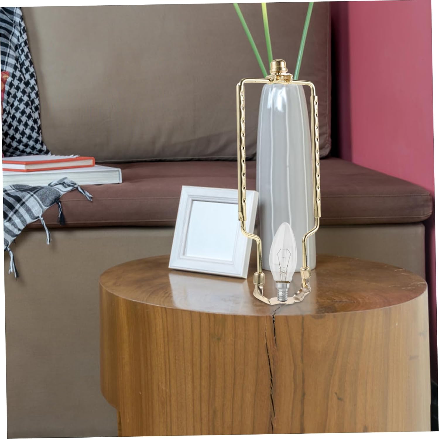 Practical Horn Lamp Frame Harp Holder for Table and Floor Lamps Lightweight Easy to Install Finish Lighting Accessory