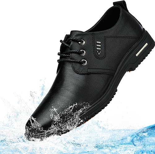 Miniatura 6 de Zapatos de trabajo antideslizantes para hombre, impermeables, antideslizantes, cómodos, para servicio de alimentos, cocina, restaurante, chef,