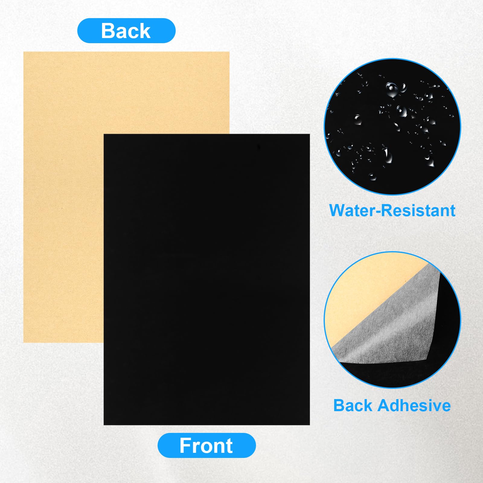 Fogli Feltro Autoadesivo A4 - 15 Pezzi Per Fai Da Te E Decorazioni Casa