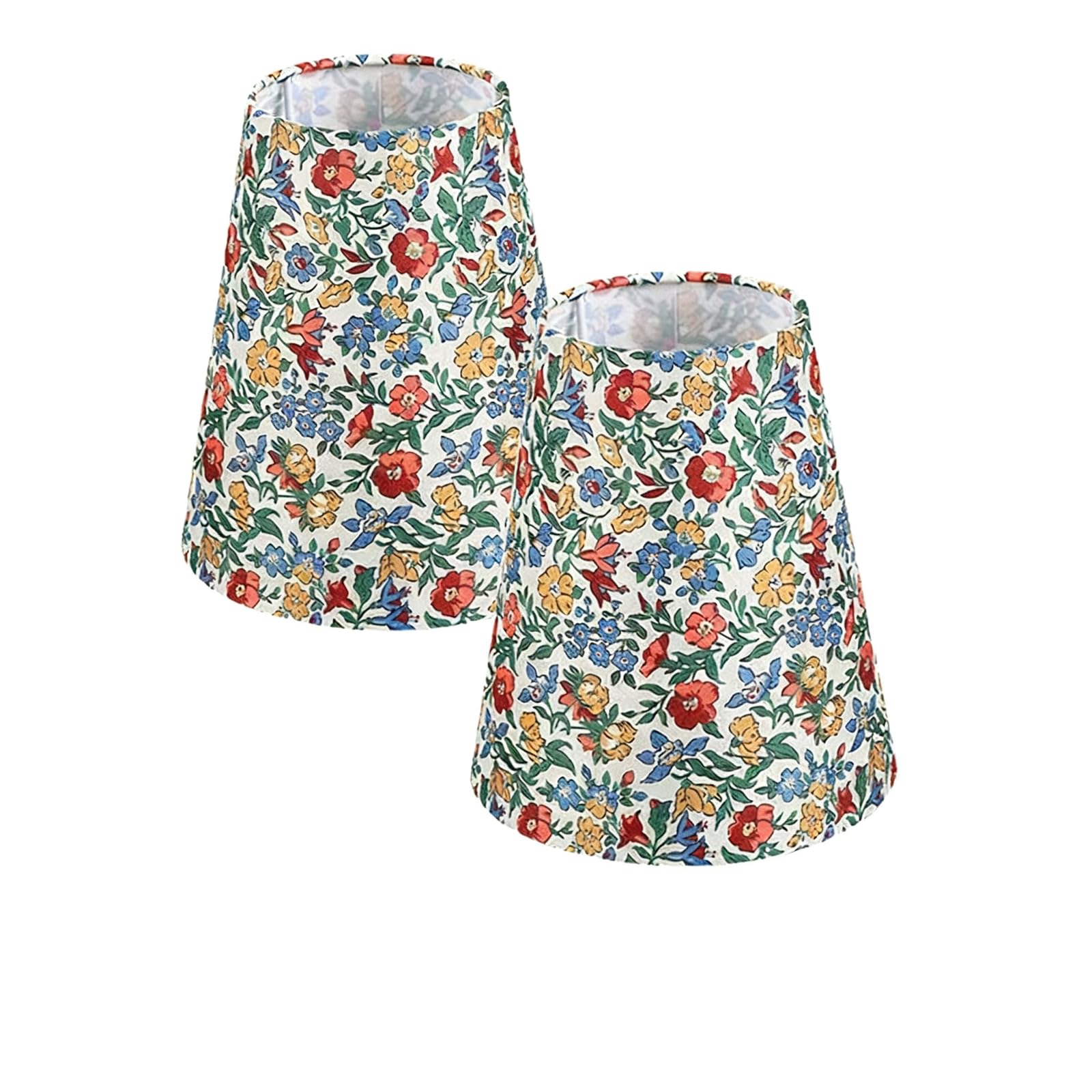 QUXVUIS Floral Lamp Shade Printed Lamp Shades Fit Table Lamps Adding Modern Flair to Home Ambiance Lampshade Hanging Barrel