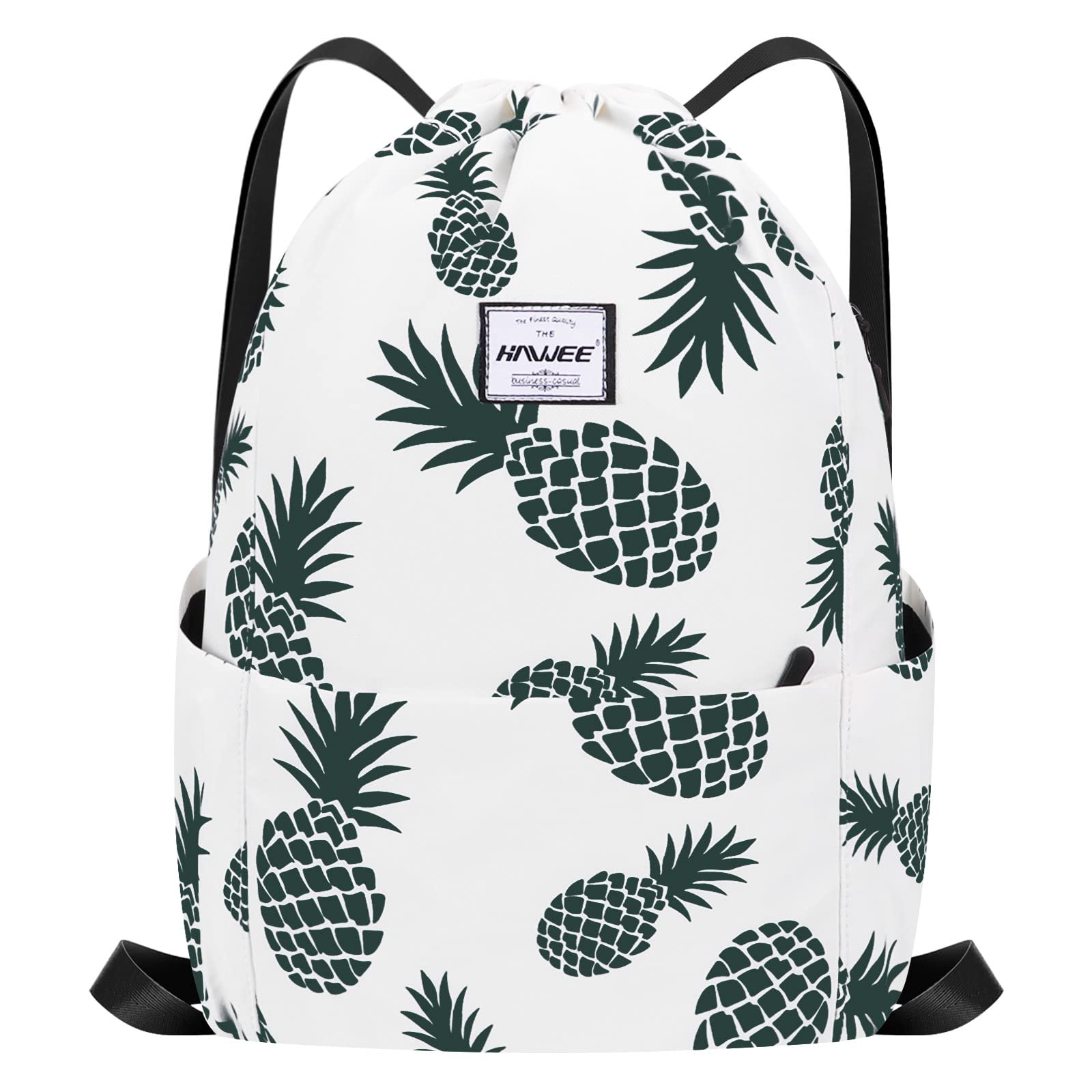 Impermeable Casual Mochila con Cordón Grande Deporte Bolso de Gimnasia Mochila de Cuerda Unisex para Mujer Hombre Vida Cotidiana Aire Libre Yoga Escuela Playa Nadar — view 19