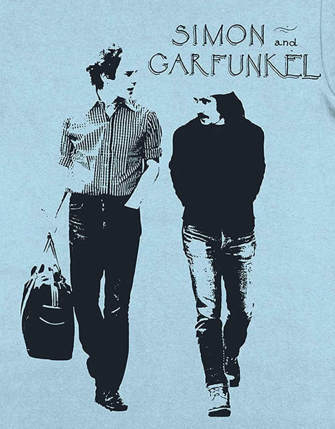 Simon & Garfunkel Walking Junior Top Light Blue