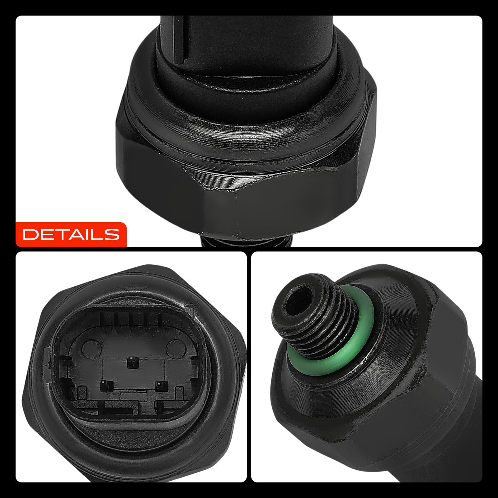 Frankberg Druckschalter Drucksensor Klimaanlage 3-Polig Kompatibel mit 1er F20 1er E81 3er Compact E46 3er Touring E91 3er Touring E46 Replace# 64539323658