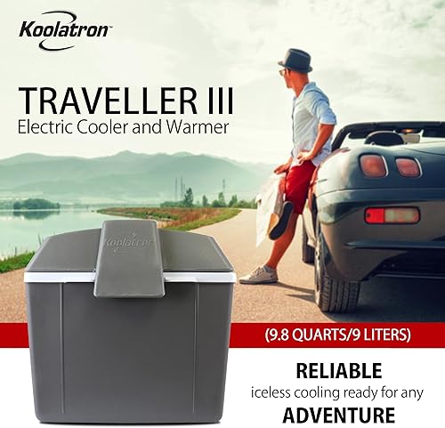 Miniatura 9 de Koolatron Traveller lll Refrigerador termoeléctrico, gris