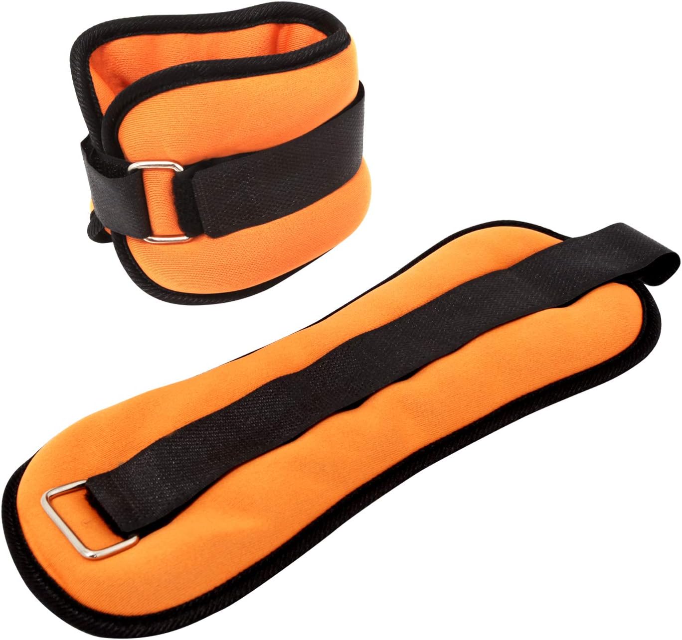 Wesoke Durable Ankle/Wrist Weights, Adjustable Straps, Mini Hand Leg Arm Cuff Weight Set for Women Men Kids Children Fitness Dancing Exercise Gym Workouts Aerobics (1 Pair, 2lb)