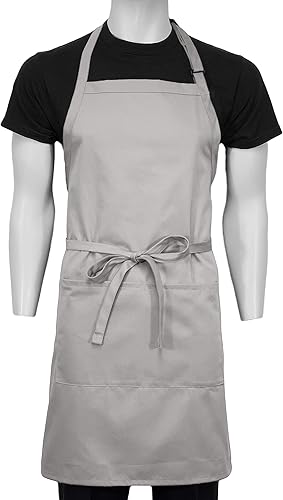 Miniatura 3 de Delantal bordado personalizado ChefsCloset con bolsillos para cocinero