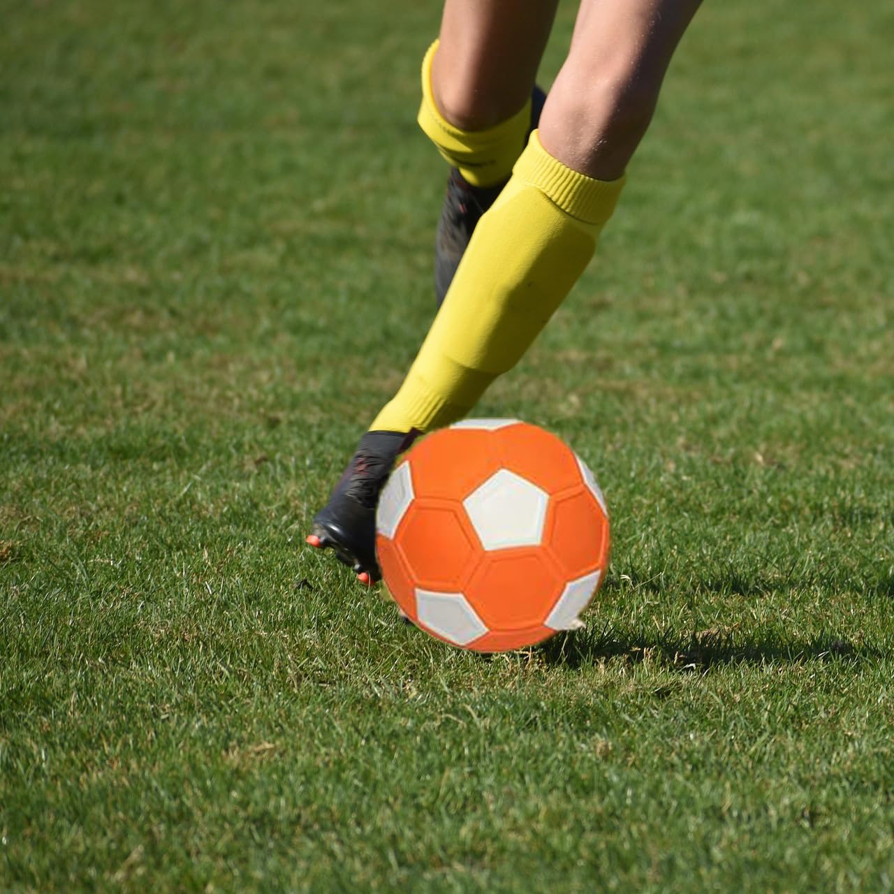 Piłka do piłki nożnej Curve Piłka nożna, 20 cm, piłka nożna dla dzieci, rozmiar 4, guma EVA, softballa, unisex, piłka nożna dla dzieci do treningu piłki nożnej wewnątrz i na zewnątrz
