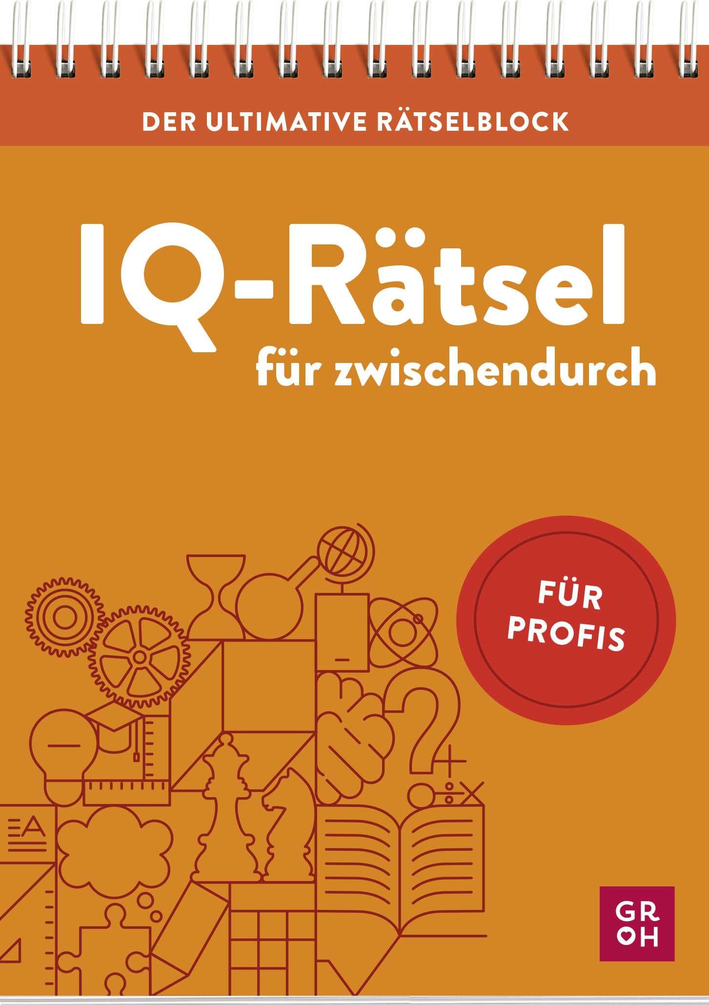 Der ultimative Rätselblock - IQ-Rätsel für zwischendurch: Für Profis | Knifflige Rätsel, Logikspiele und Denksportaufgaben für echte Profis