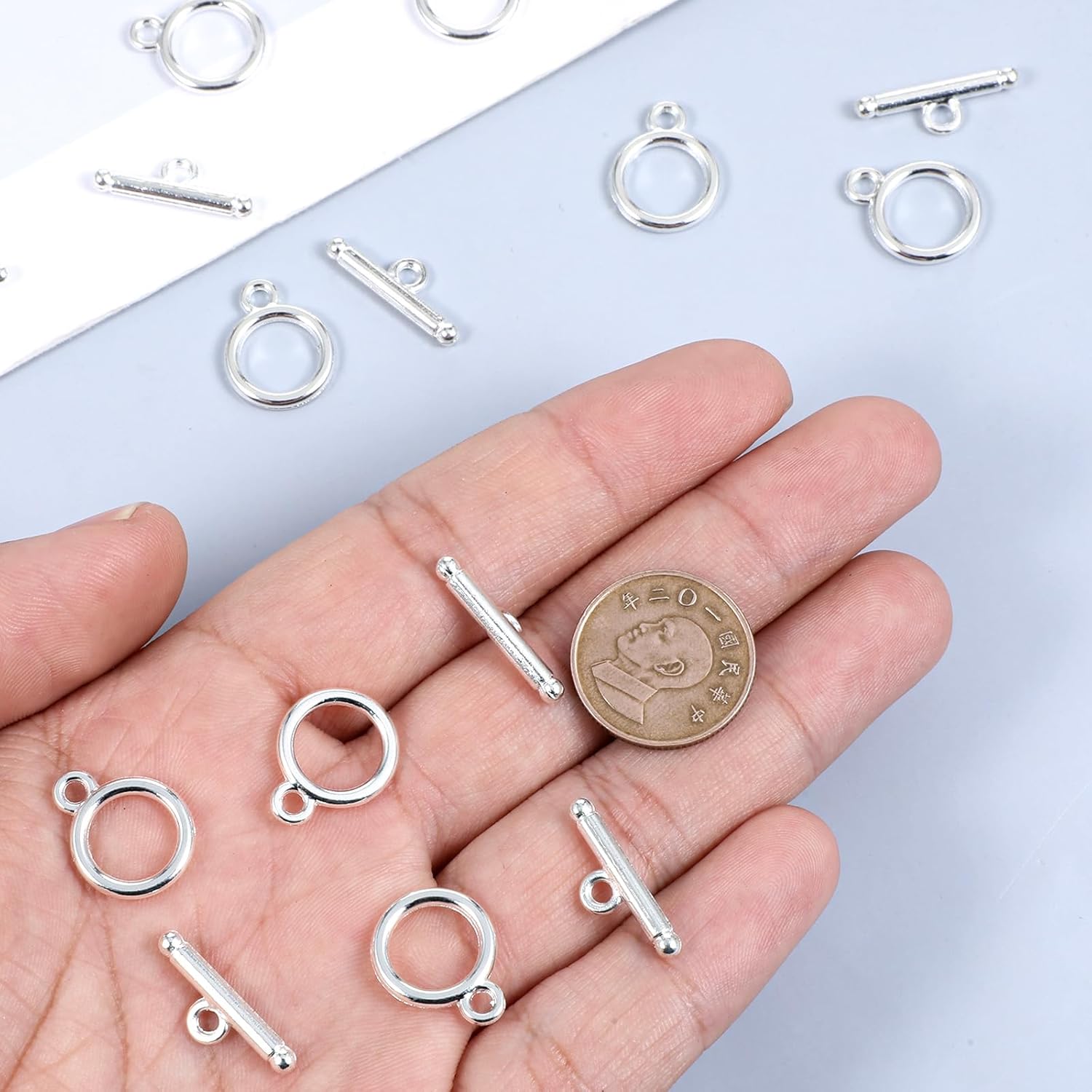 20 Sets Toggle Clasps for Jewelry Making, Stainless Steel OT Toggle Clasps for Necklace Bracelet Jewelry Making, DIY Crafts - Image 7