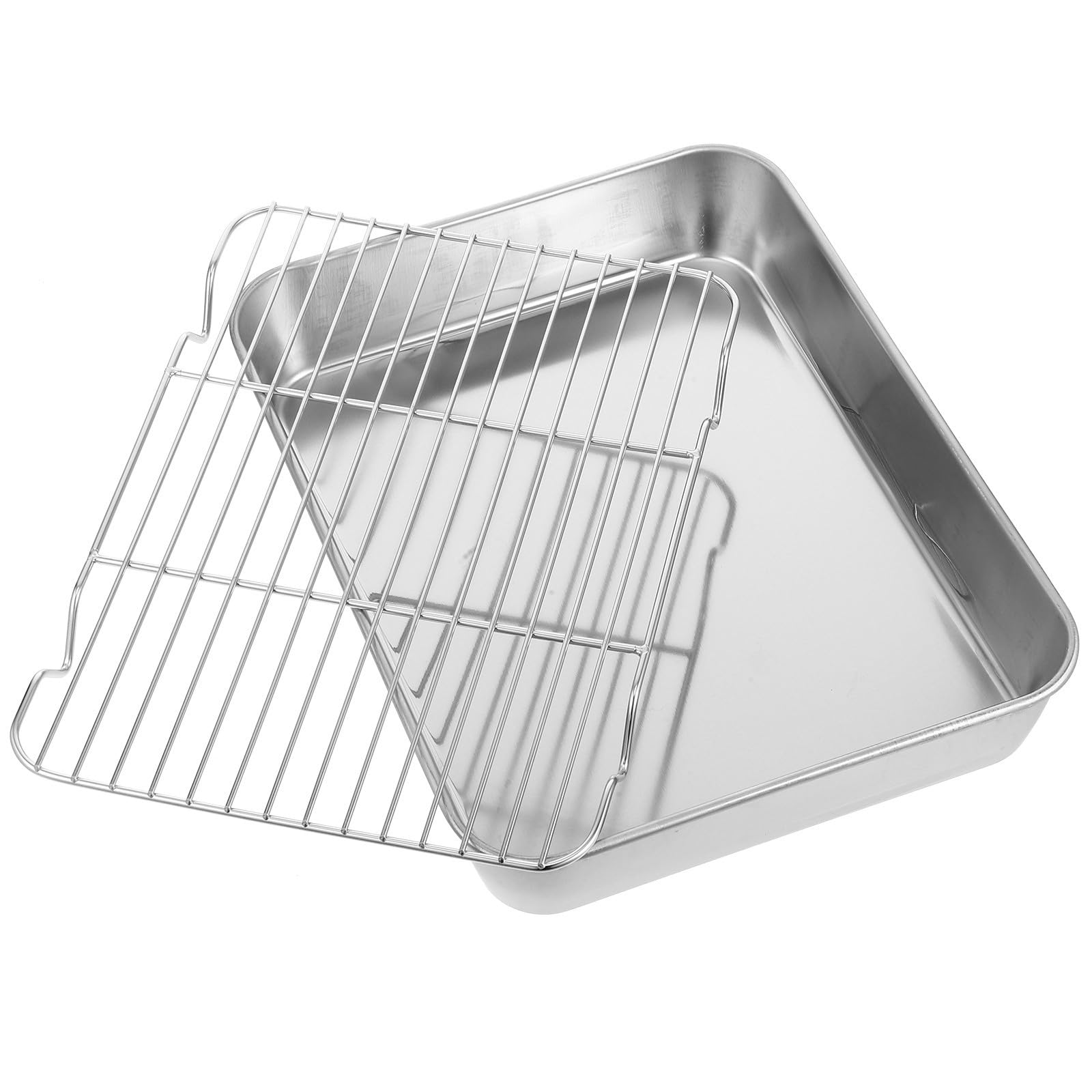 Bandeja para asar y hornear de acero inoxidable de alta resistencia