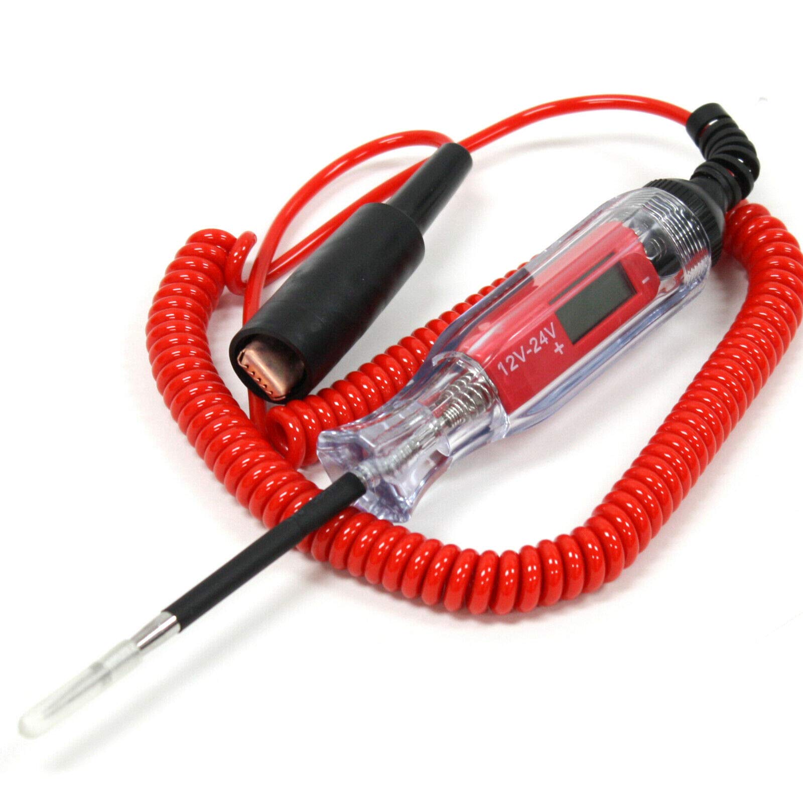 White Dog 12-24V Digital Circuit Tester – Test Light For Car, Boat, Trailer, RV & Snowmobile Electrical Systems