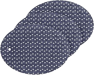 susiyo Blue Circle Dot Scrub Sponges Multi-Use Scrubbing Sponge for Cleaning Kitchen Washing Dishes & Bathroom (Set of 3)