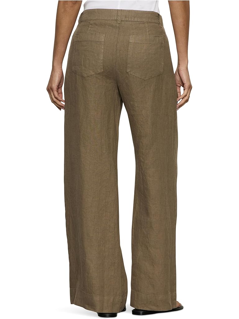 Brown Sanctuary The Linen Marine Wide Leg