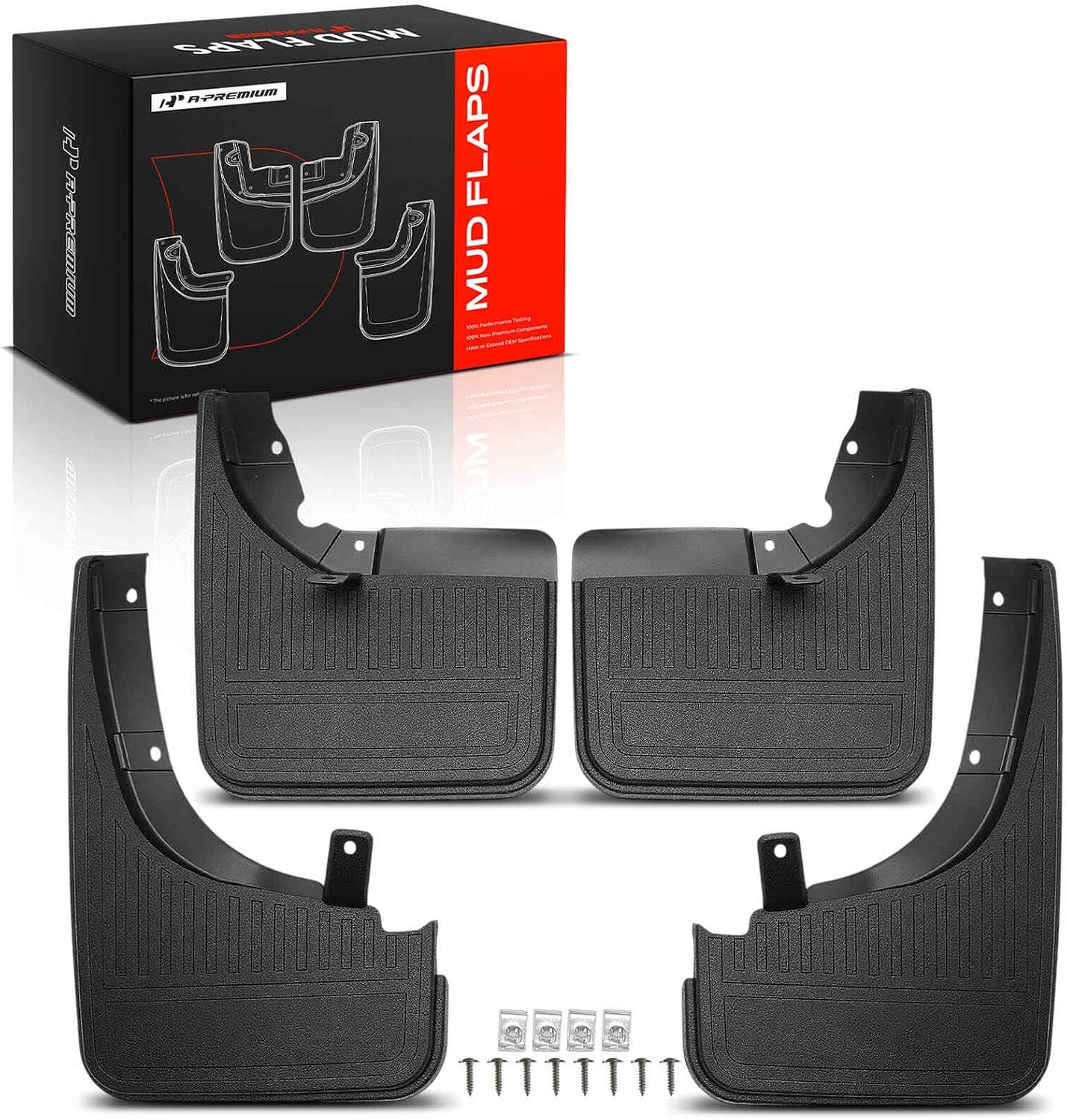A-Premium Mud Flaps for Nissan Titan/Titan XD (2020–2023) — Set of 4