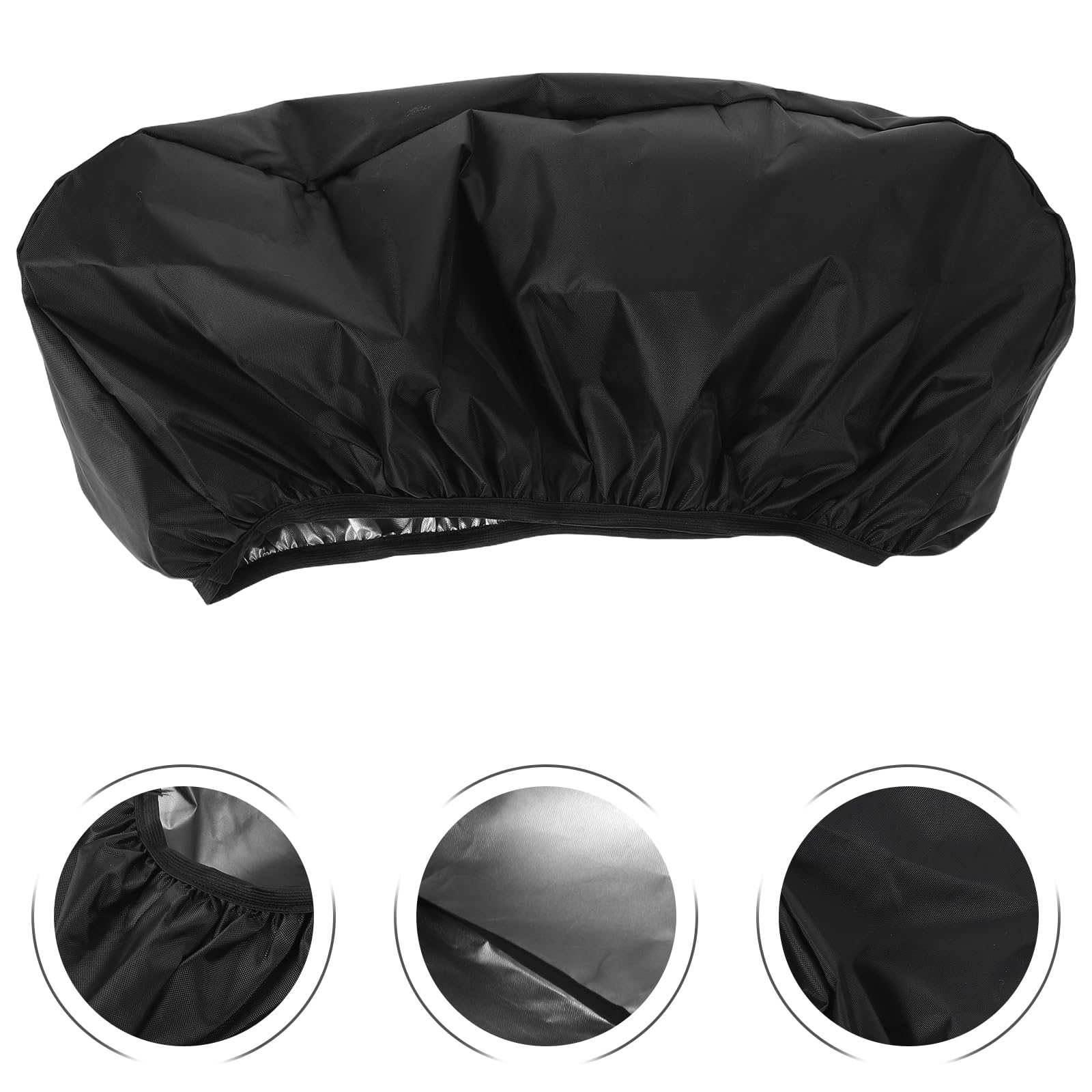 VALICLUD Housse de Protection pour Treuil en Tissu Oxford 420d Noir, Résistante la Déchirure Intempéries, pour Treuils de Camping-car en Extérieur