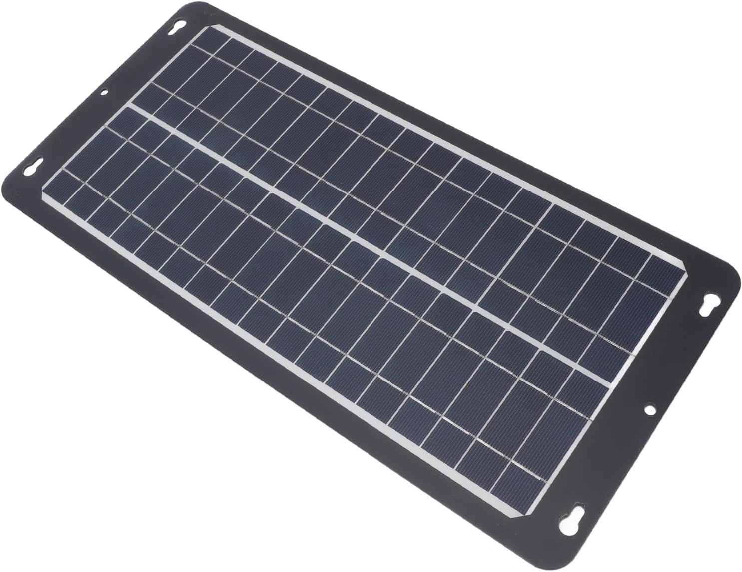 Pwshymi 30W Efficient Monocrystalline Solar Panel Charger Kit with Controller for Camping, Hiking, 12V 24V System Users