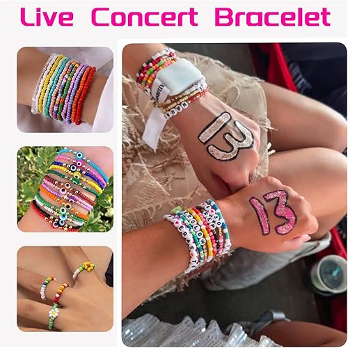 Miniatura 7 de Juego de pulseras de la amistad de cuentas de cristal de 0.157 in, 15500 unidades, 96 colores, 60, cuentas pequeñas para hacer pulseras, pulseras de