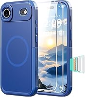 Vista 41 de Diverbox Funda para iPhone 13 [compatible con MagSafe] [con protector de pantalla] [a prueba de golpes] [a prueba de caídas] Funda de protección