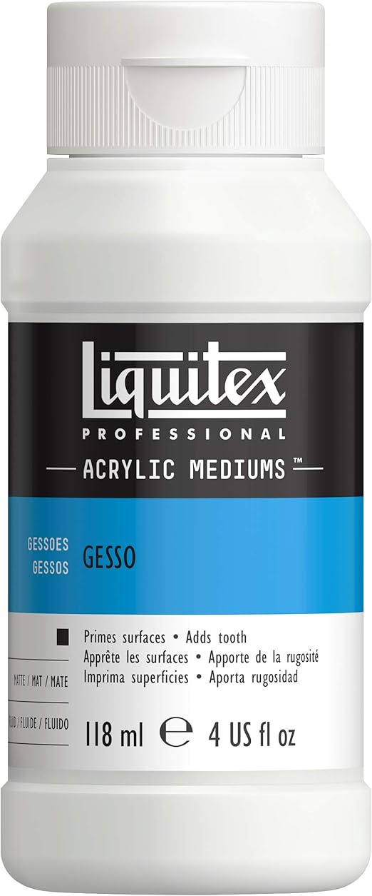 Liquitex Professional Gesso Surface Prep Medium, 118ml (4