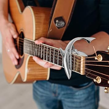 Capo for Acoustic Guitar 6 String,Guitar Capo,Shark Capo Guitar Accessories