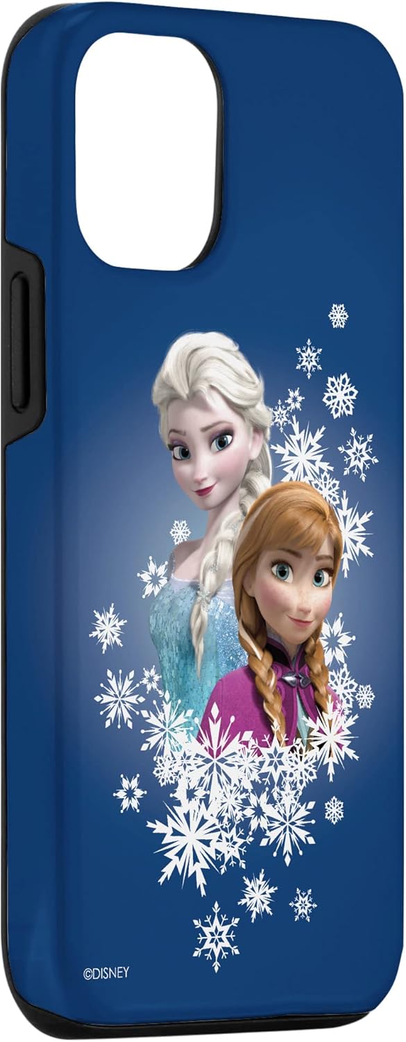 Disney Frozen Anna and Elsa Sisters and Snowflakes Case for iPhone 12/12 Pro