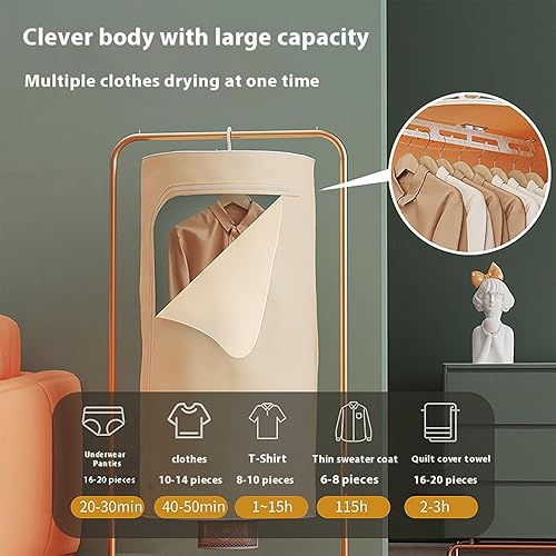 Miniatura 4 de Secadores portátiles multifuncionales 3 en 1 para lavandería, Secador de Zapatos, calentadores para uso en interiores, secadora de ropa, secador de