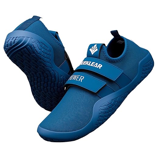 MANUEKLEAR Deadlift Shoes - Weight Lifting Shoes for Men Women - Weightlifting Squat Shoes Fitness Cross-Trainer Barefoot Gym Training Sneakers