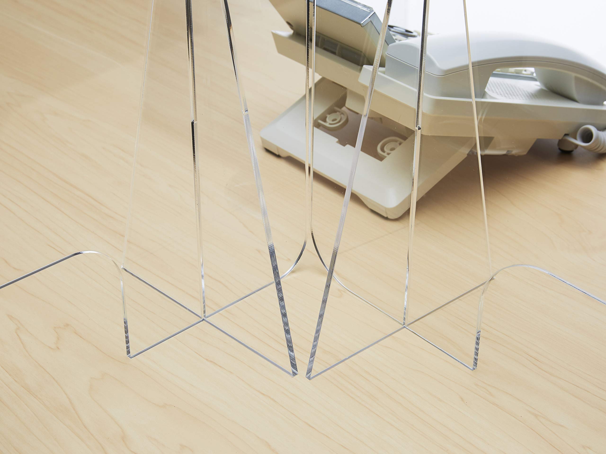 Amazon.co.jp: ILC 窓付き飛沫防止パーテーション 透明 横60cm HBA6060