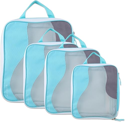 Cubos de embalaje de compresión, Verde azulado (Tropical Teal)