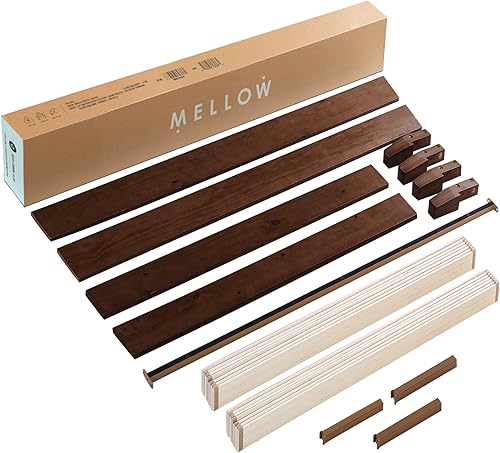 Miniatura 11 de Mellow Naturalista Grand - 12 Inch Solid Wood Platform Bed with Wooden Slats - No Box Spring Needed - Queen (Espresso)