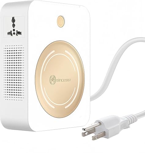 SUNSHUN Transformador escalonado de 3000 W, convertidor de 110 V a 220 V, transformador de potencia de voltaje con dos salidas de 220 V-240 V para