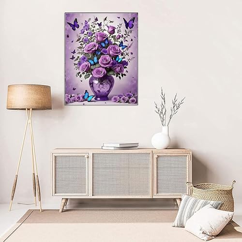 Miniatura 40 de Kits de punto de cruz con estampado de mariposas, kits de punto de cruz para principiantes, adultos, patrones de punto de cruz