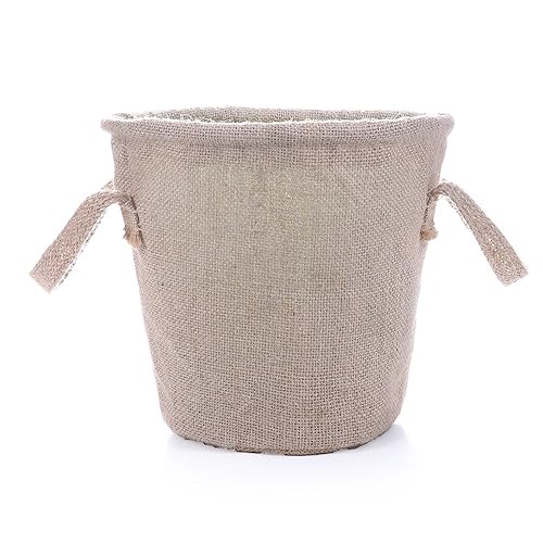 Miniatura 6 de Cesta de huevos de Pascua para niños - bolsa de arpillera de conejo para transportar huevos, dulces y regalos, Rosa (Bunny Pink)