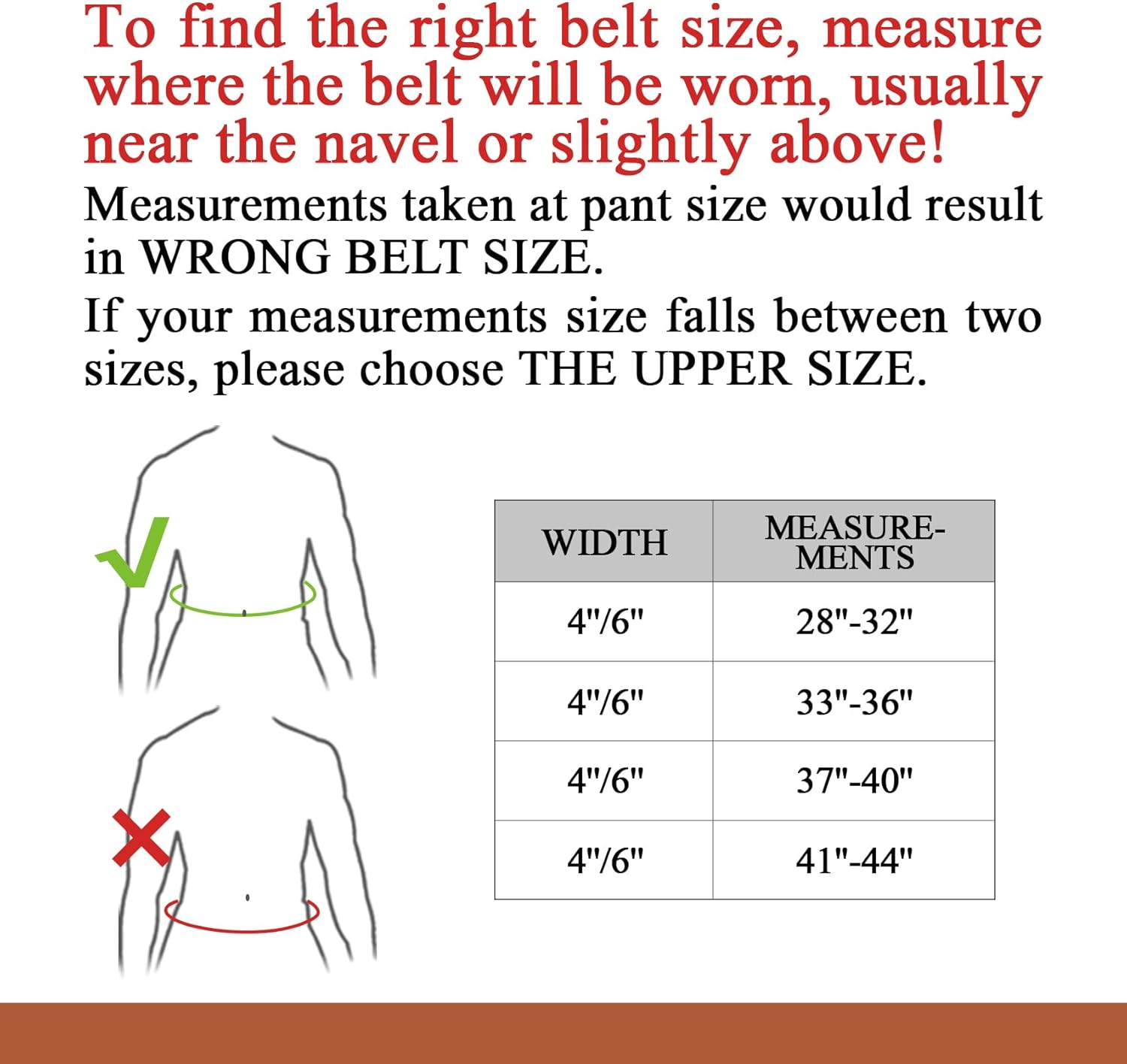 Leather Gym Fitness Belt, 4" & 6" Padded Lumbar Back Support, 10 Adjustable Holes for Weightlifting Powerlifting Bodybuilding Deadlift Squat Workout Strength Training - Image 2