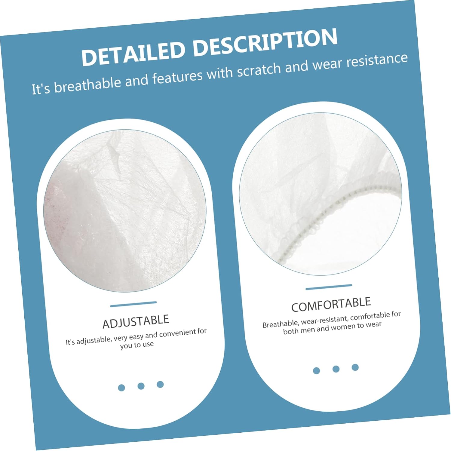 VICASKY 100pcs Disposable Bouffant Caps for Labs and Food Service Breathable Non Woven Fabric Hair Cover with Elastic Fit Lightweight Workshop Hat for Hospitals and Kitchens